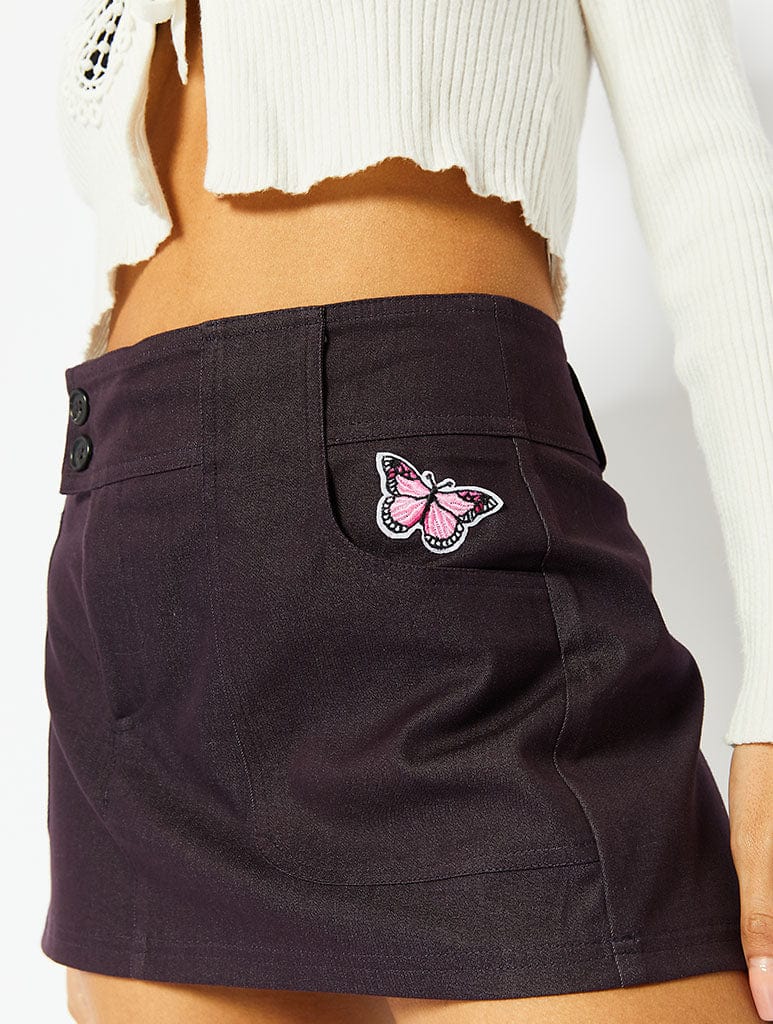 Short tight shop skirt embroidery