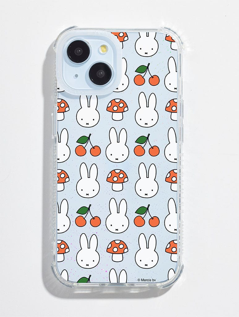 Miffy x Skinnydip Cherry And Mushroom Shock iPhone Case | Cute Miffy Cases  | Skinnydip London