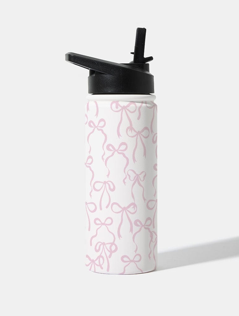 Pink Bows 18oz Stainless Steel Water bottle | Shop Coquette 