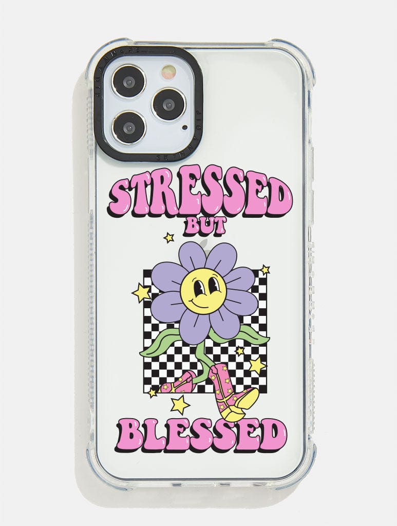 Stressed but Blessed Shock iPhone Case