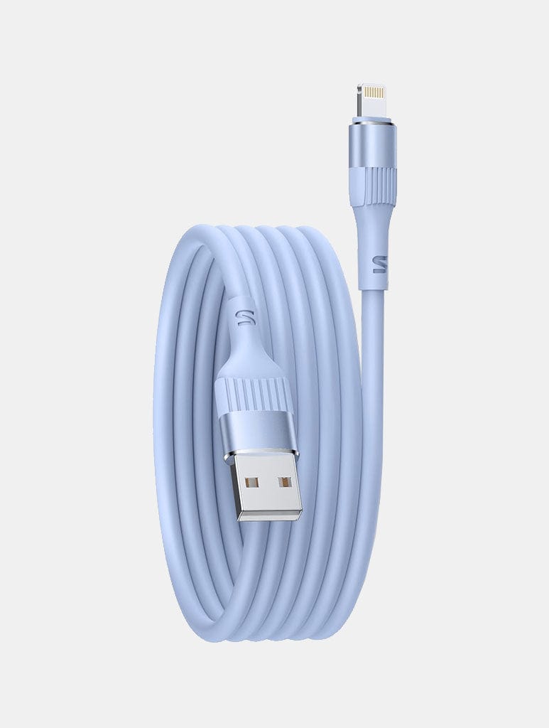 1.8m USB to USB-C Cable in Blue iPhone Cables Skinnydip London