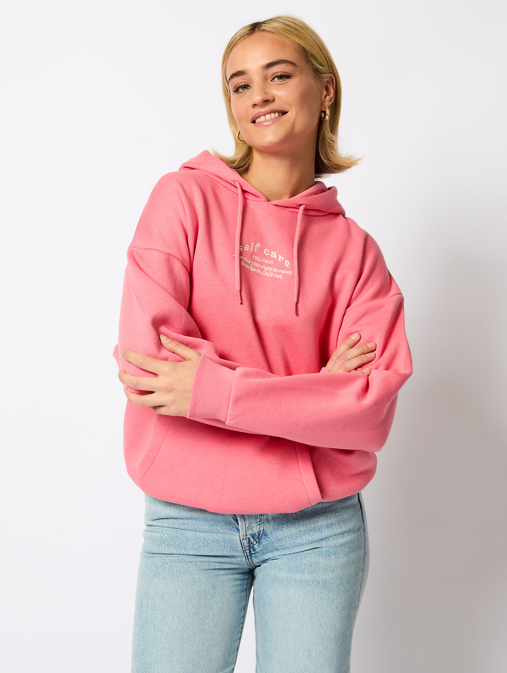 Wellness Hoodie in Pink