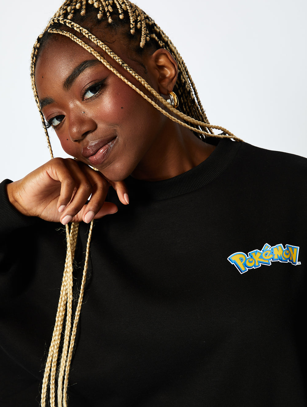 Pokémon Group Sweatshirt in Black