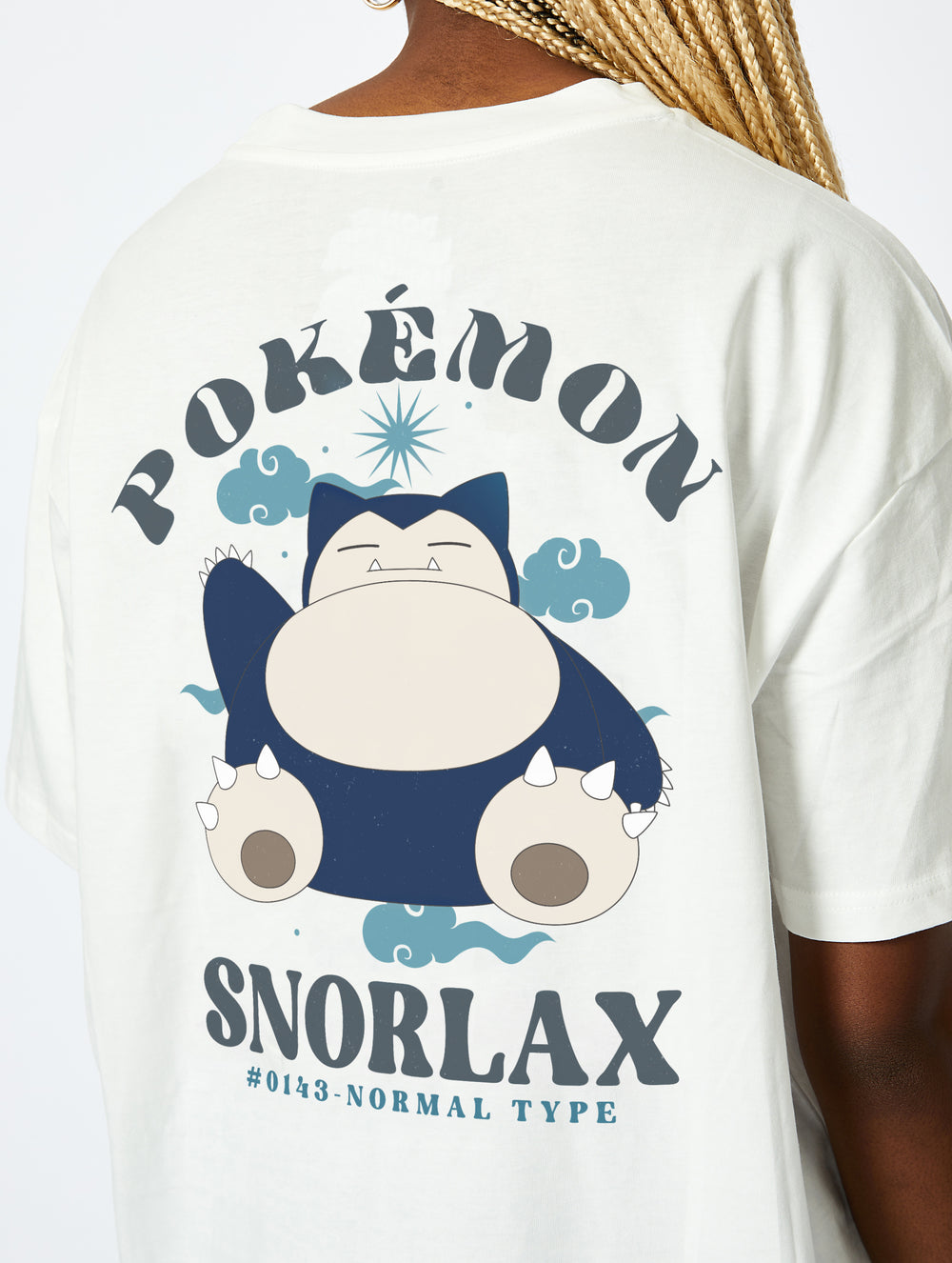 Pokémon #0143 Snorlax T-Shirt in Ecru