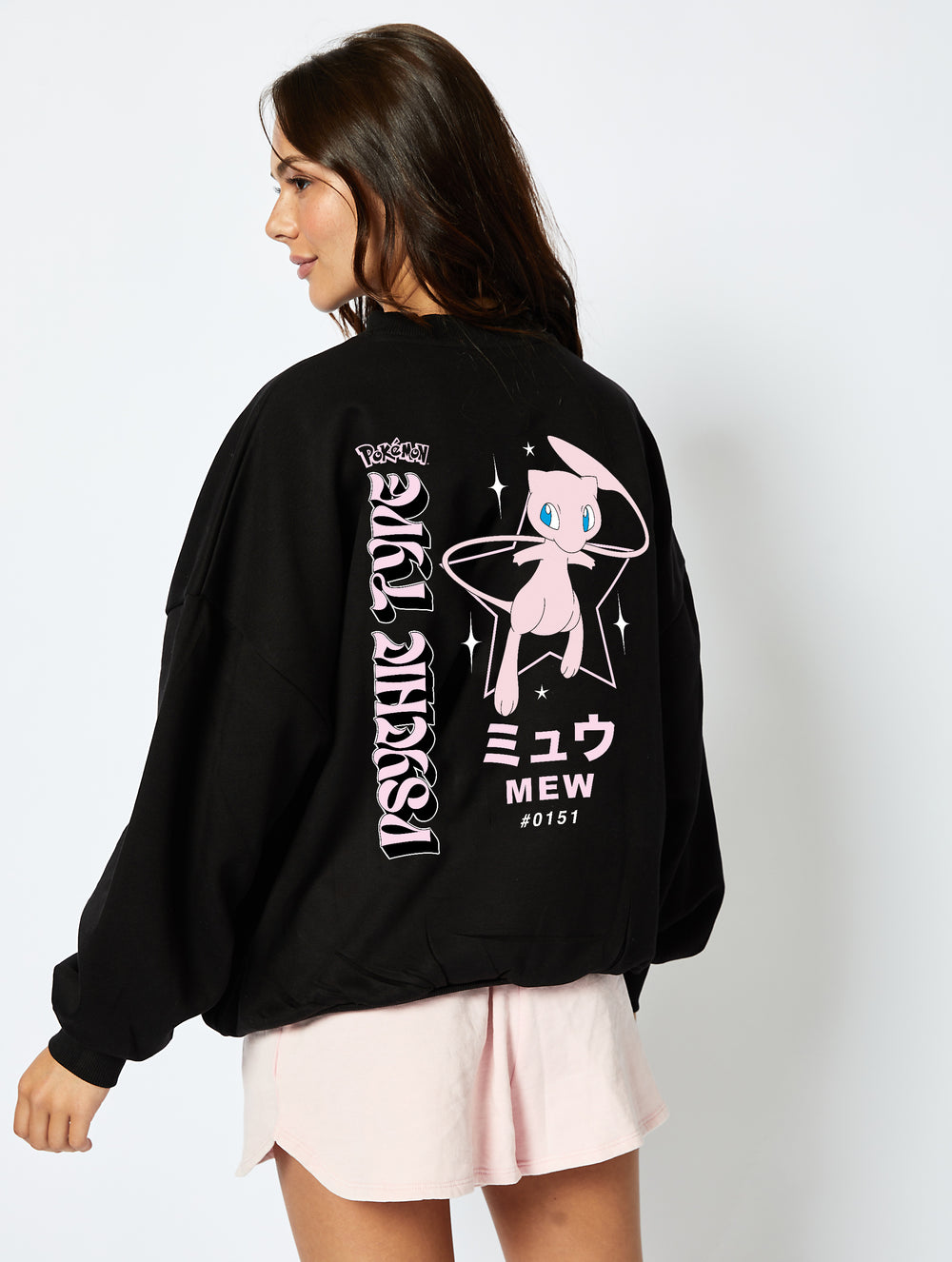 Pokémon #0151 Mew Sweatshirt in Black