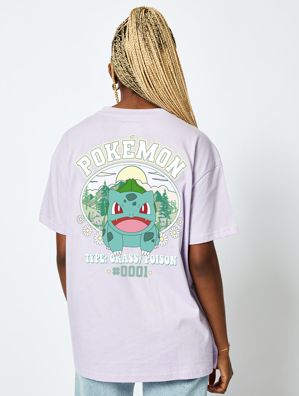 Pokémon #001 Bulbasaur T-Shirt in Lilac