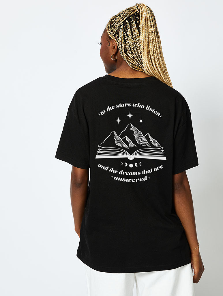 ACOTAR To The Stars T-Shirt In Black