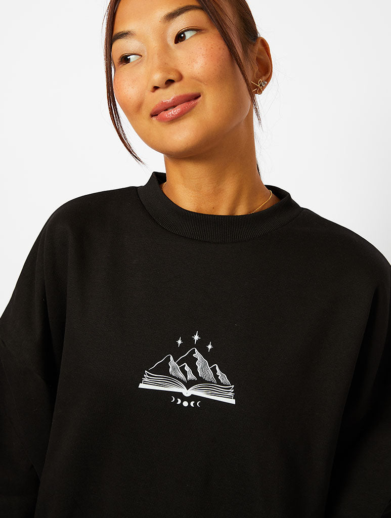 ACOTAR To The Stars Sweatshirt In Black