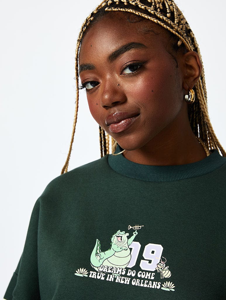 Disney The Princess & The Frog Sweatshirt in Green