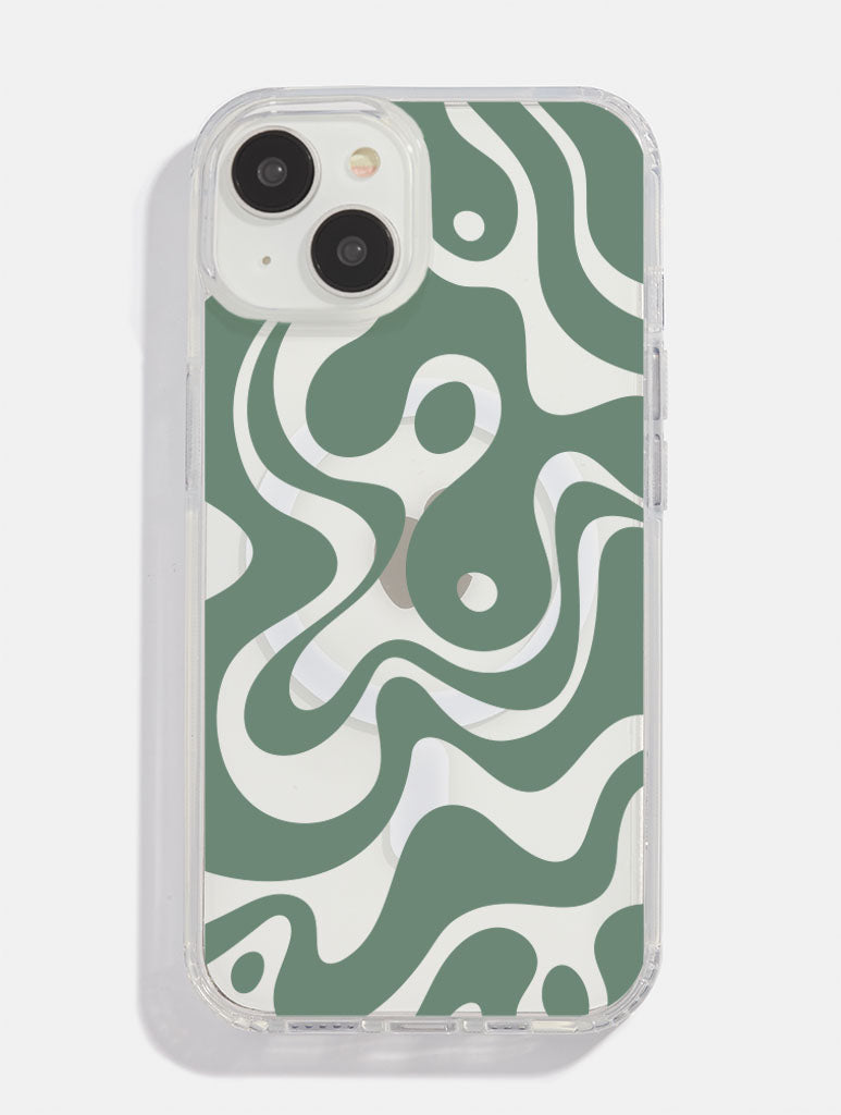 Green Abstract MagSafe iPhone Case