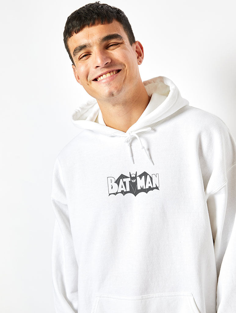 Justice League Batman Hoodie in White