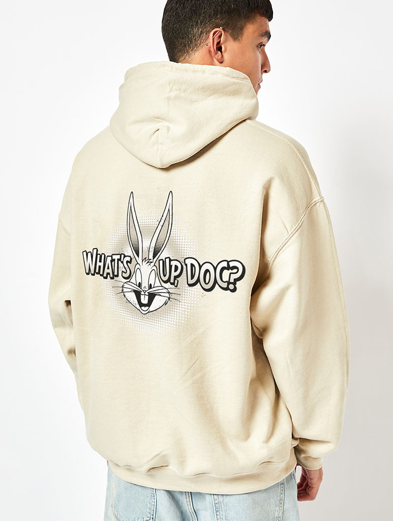 Looney Tunes x Skinnydip What's Up Doc Hoodie in Sand