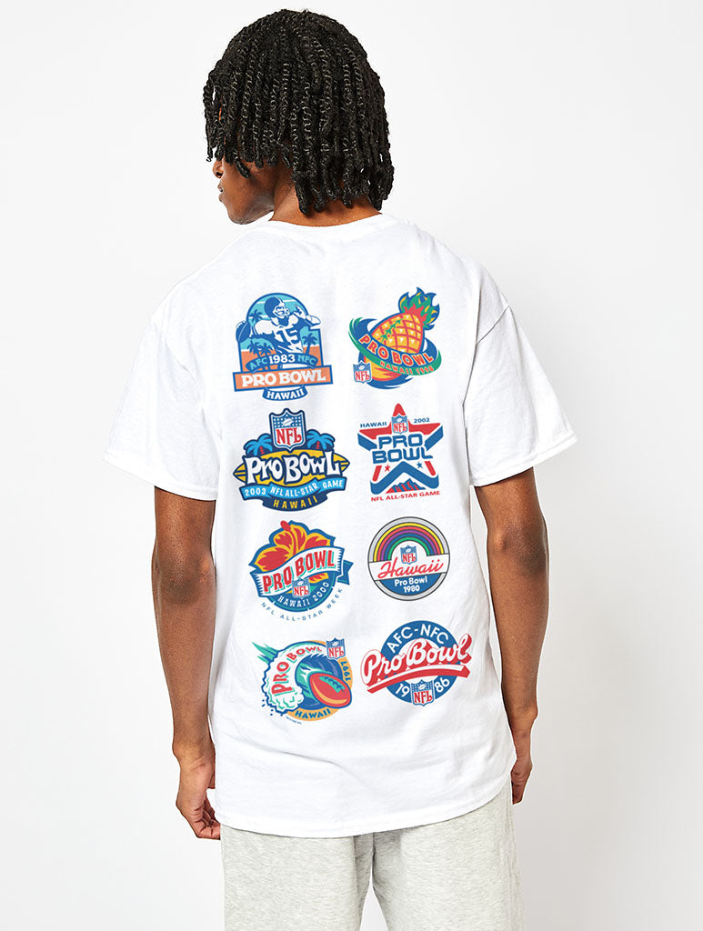 NFL x Skinnydip All Pro Bowl Logo T-Shirt in White