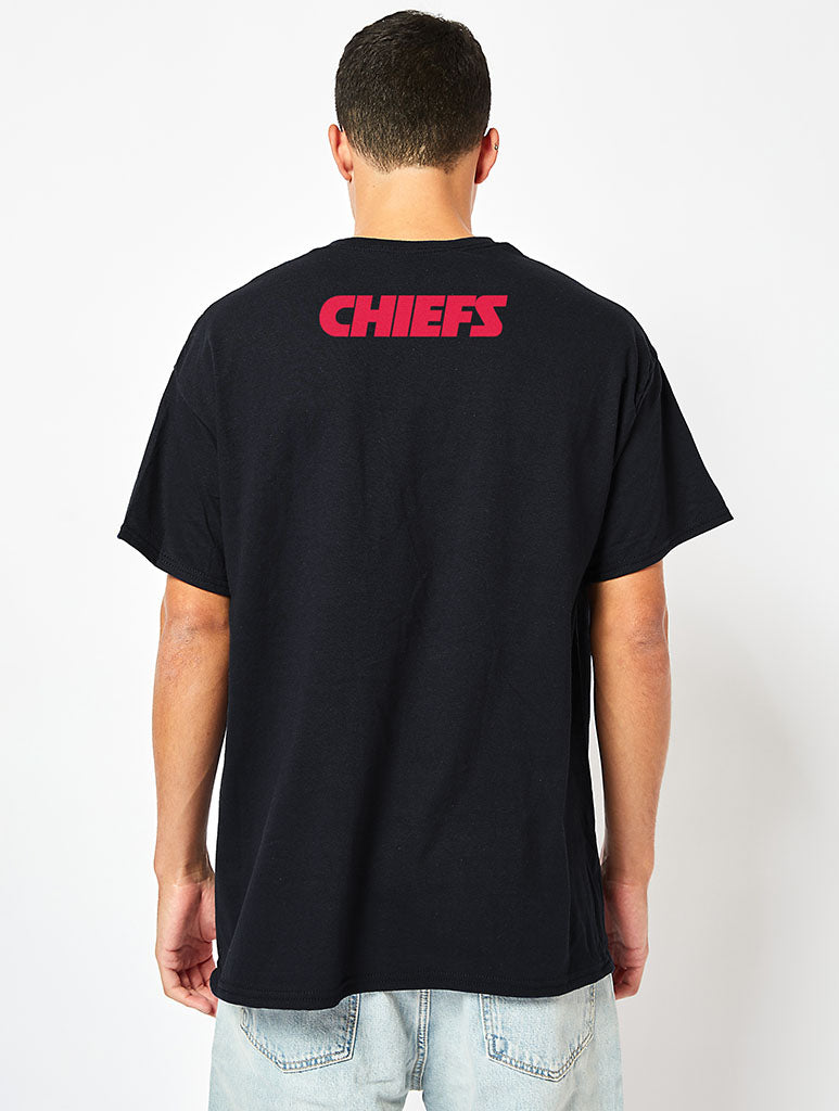 NFL x Skinnydip Kansas City Chiefs T-Shirt in Black