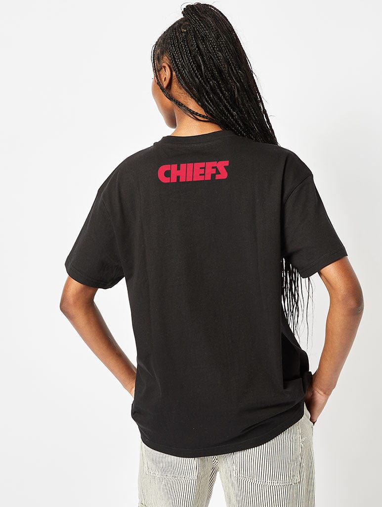 NFL x Skinnydip Kansas City Chiefs T-Shirt in Black