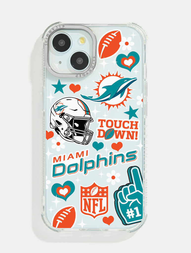 NFL x Skinnydip Miami Dolphins Shock iPhone Case