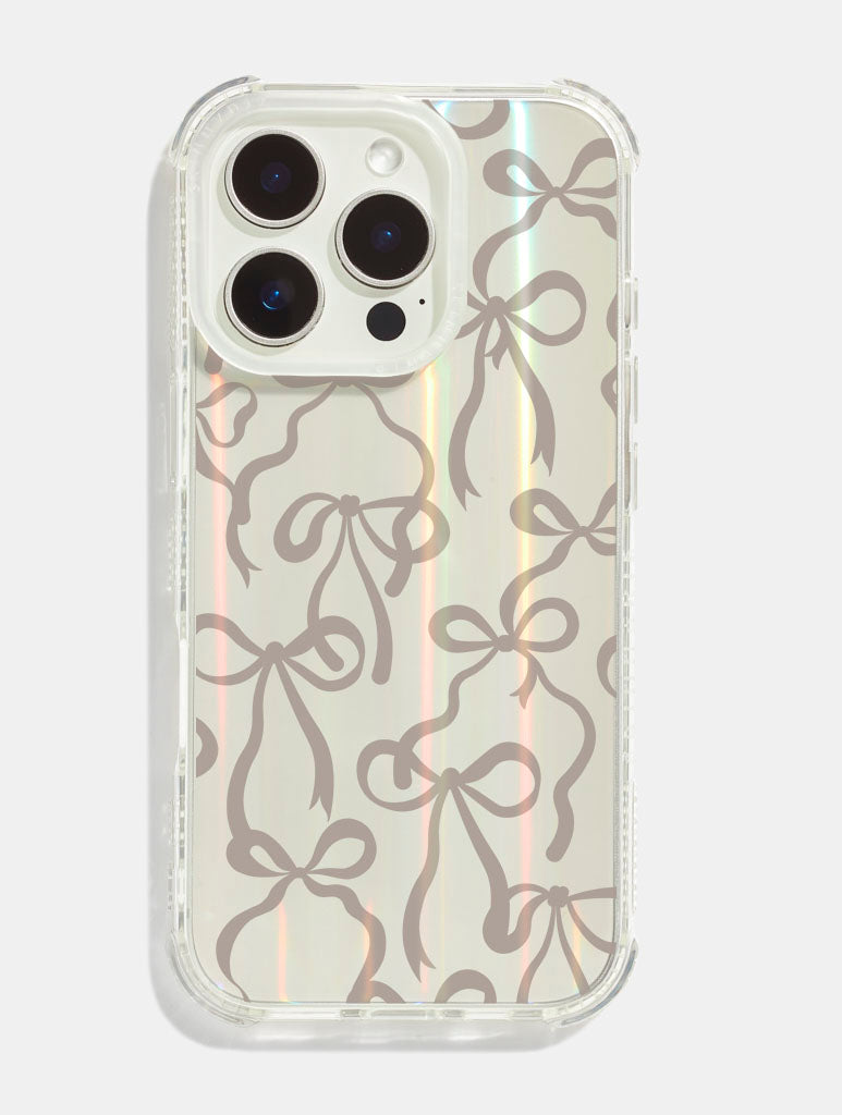 Neutral Bows Shock iPhone Case