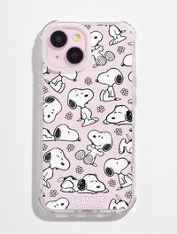 Peanuts x Skinnydip Snoopy Lilac Daisy Shock iPhone Case