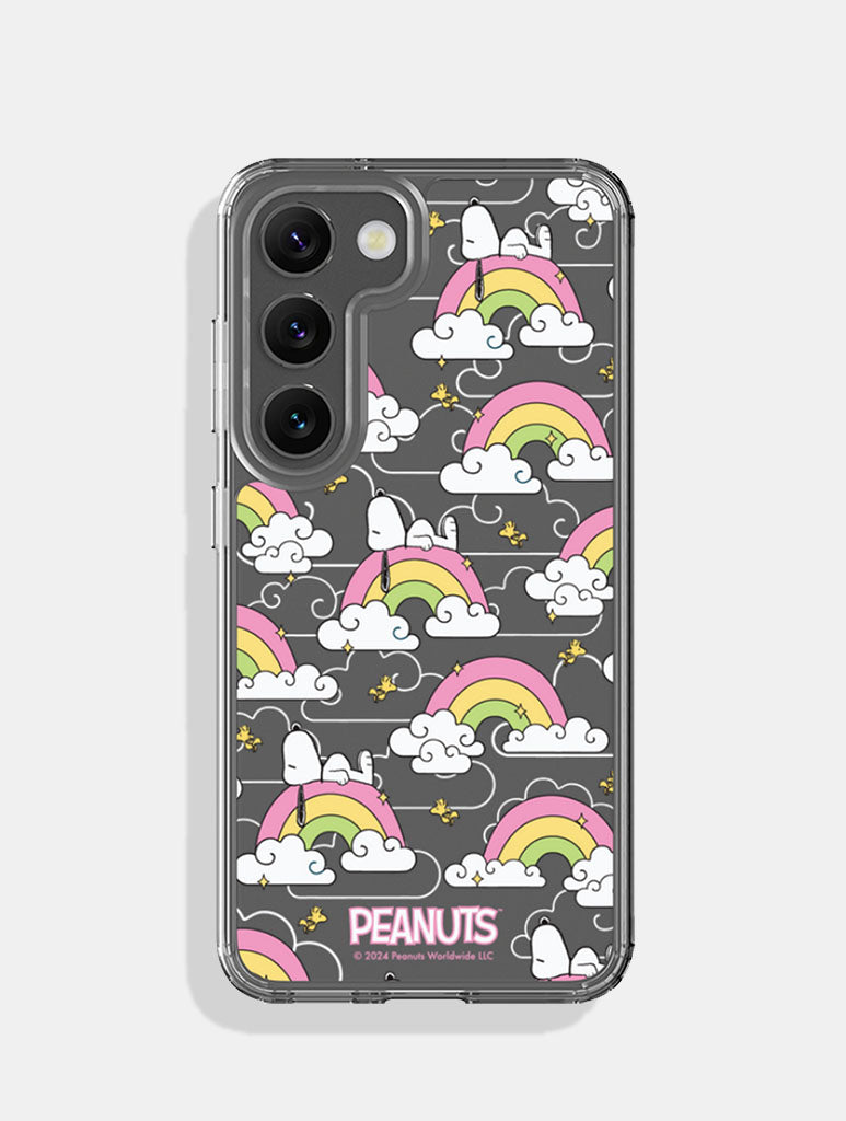 Peanuts x Skinnydip Snoopy Rainbow Repeat Android Case