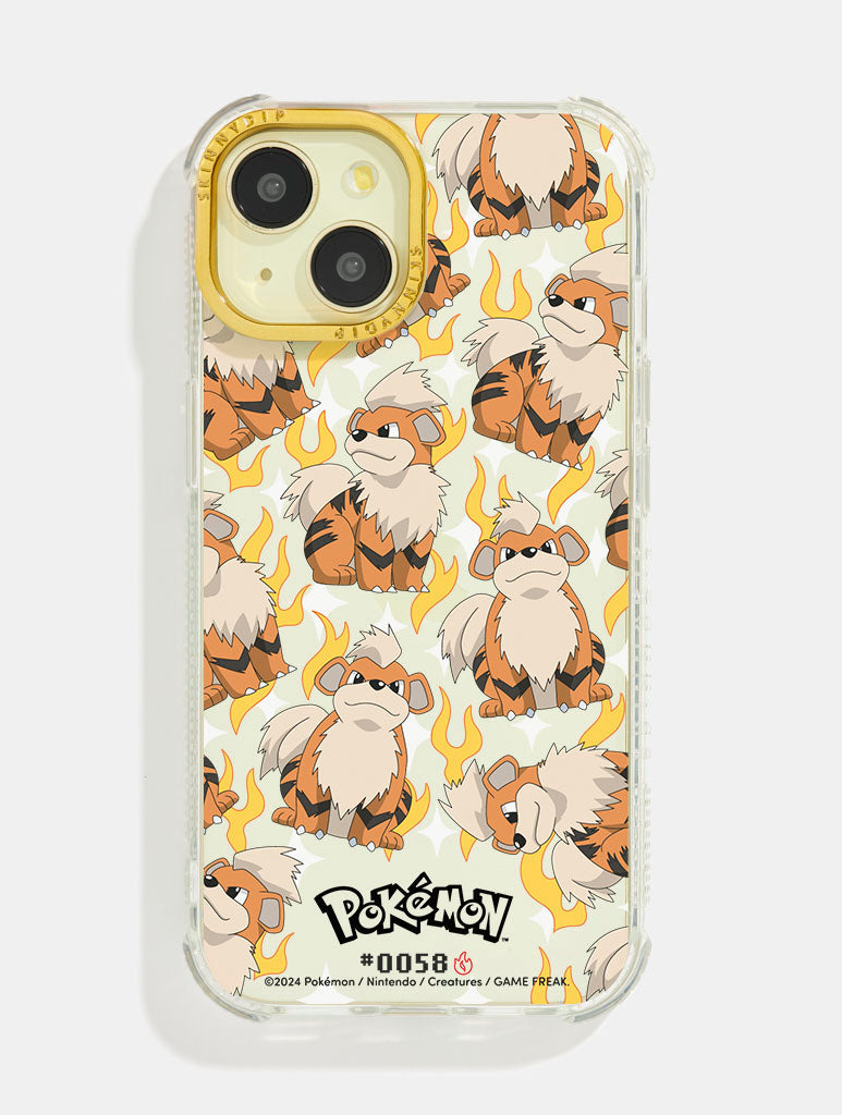 Pokémon #0058 Growlithe Shock iPhone Case