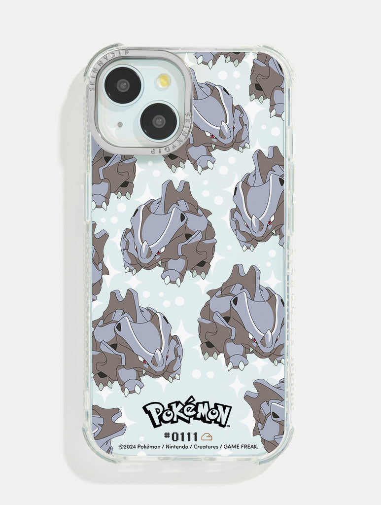 Pokémon #0111 Rhyhorn Shock iPhone Case