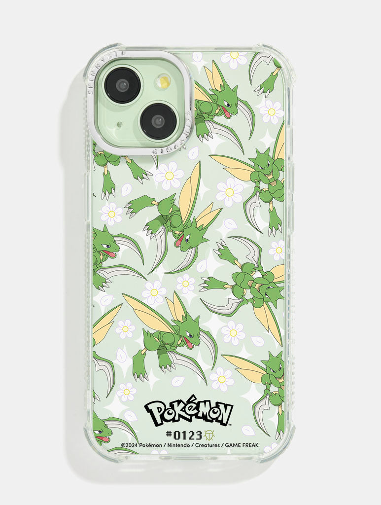 Pokémon #0123 Scyther Shock iPhone Case