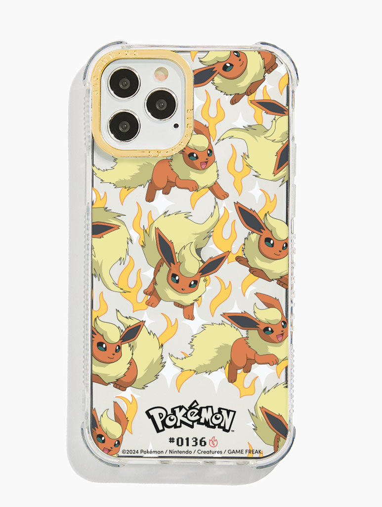 Pokémon #0136 Flareon Shock iPhone Case