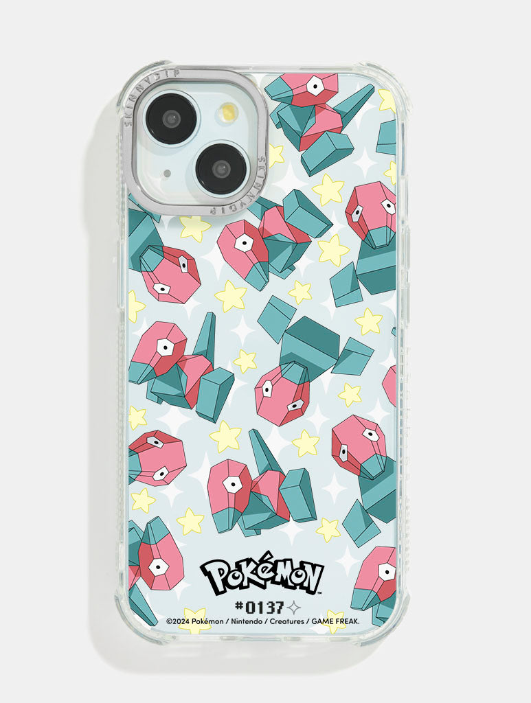 Pokémon #0137 Porygon Shock iPhone Case