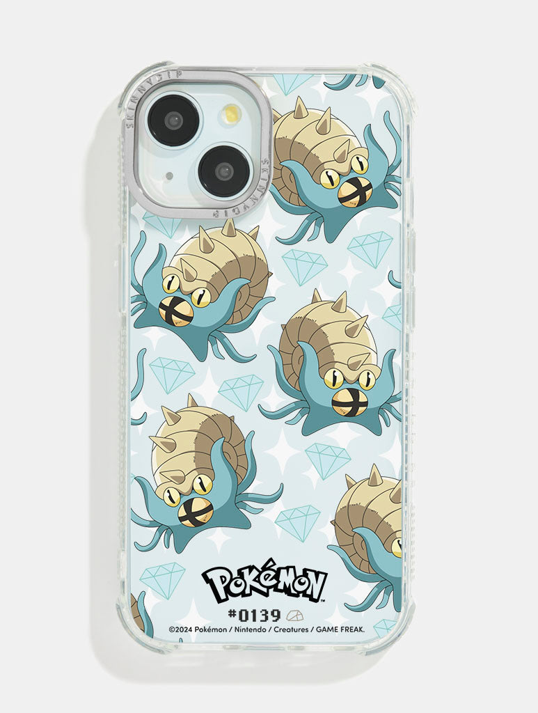 Pokémon #0139 Omastar Shock iPhone Case