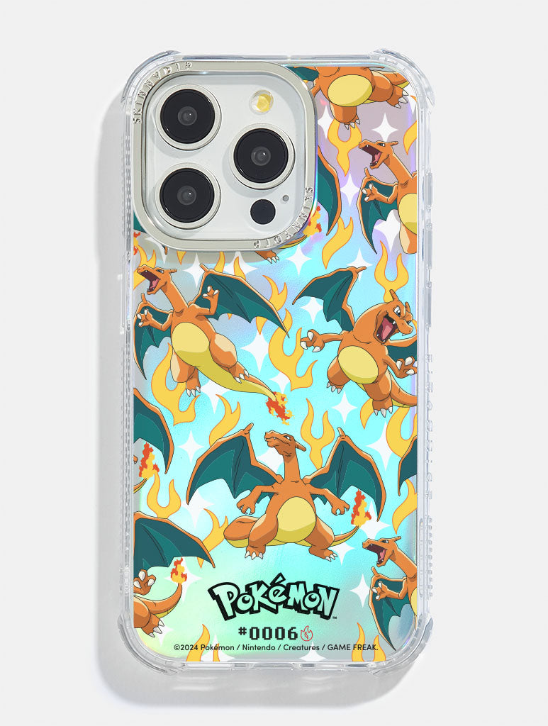 Pokémon Holo #0006 Charizard Shock iPhone Case