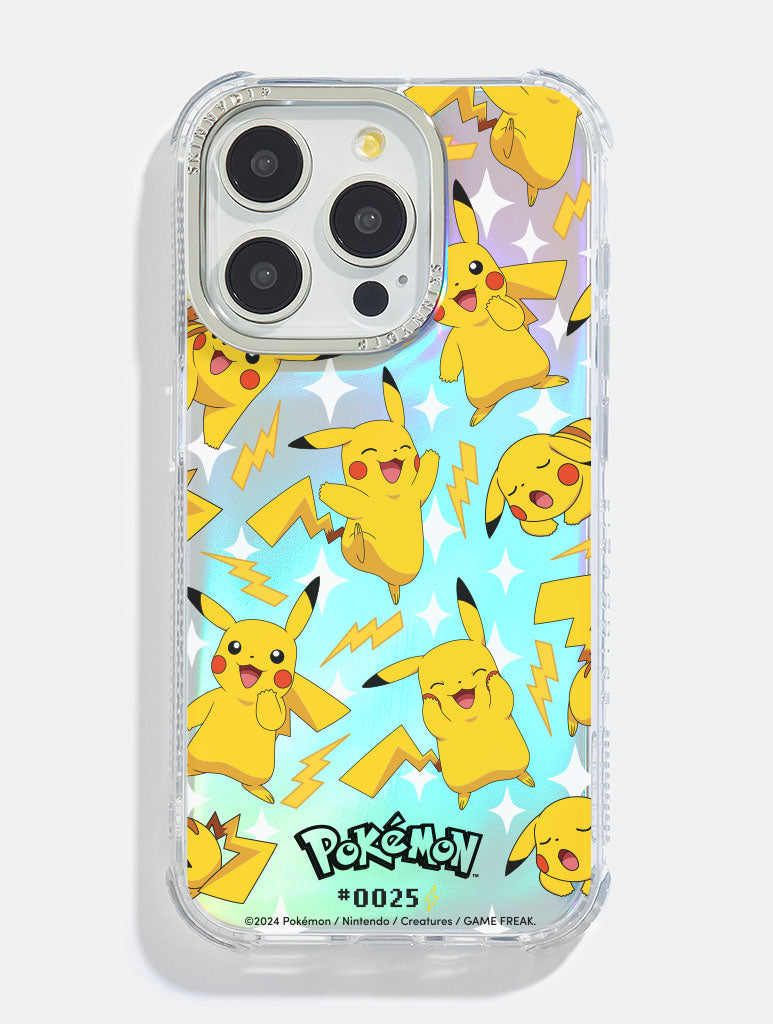 Pokémon Holo #0025 Pikachu Shock iPhone Case