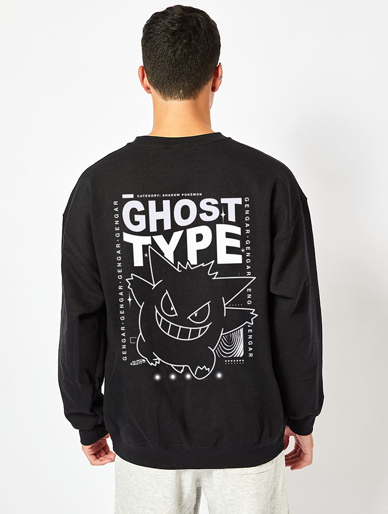 Pokémon Men's #0094 Gengar Sweatshirt In Black