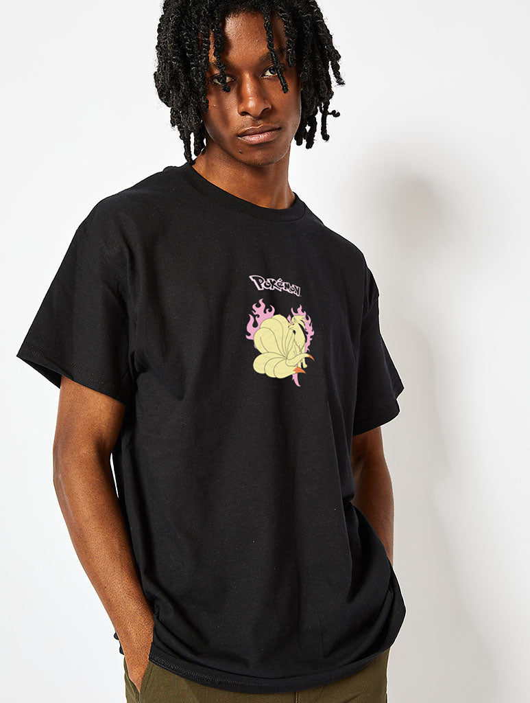 Pokémon Men's #038 Ninetales T-Shirt In Black