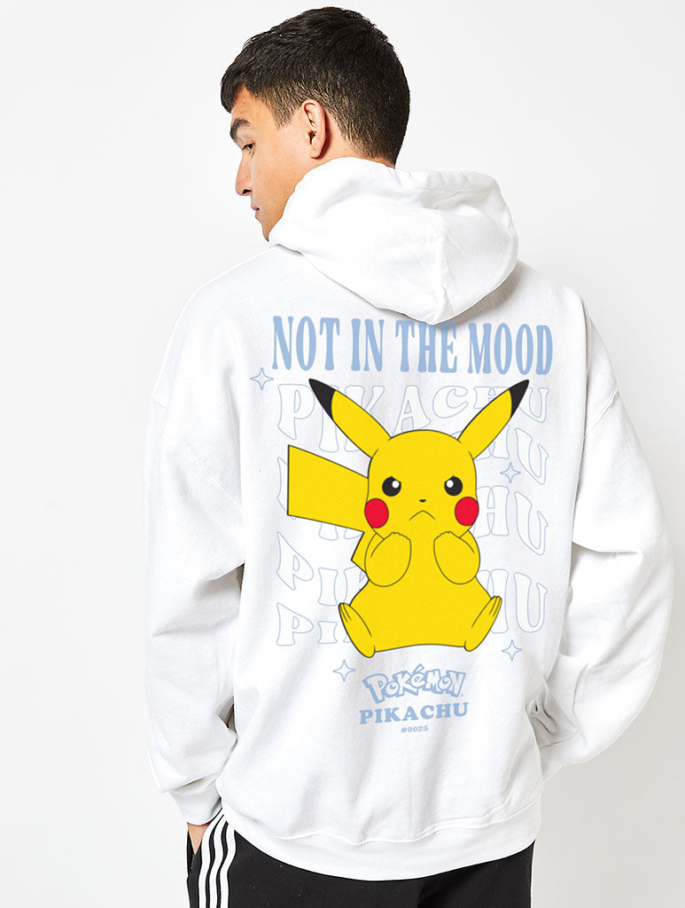 Pokémon Men's #025 Pikachu Hoodie In White