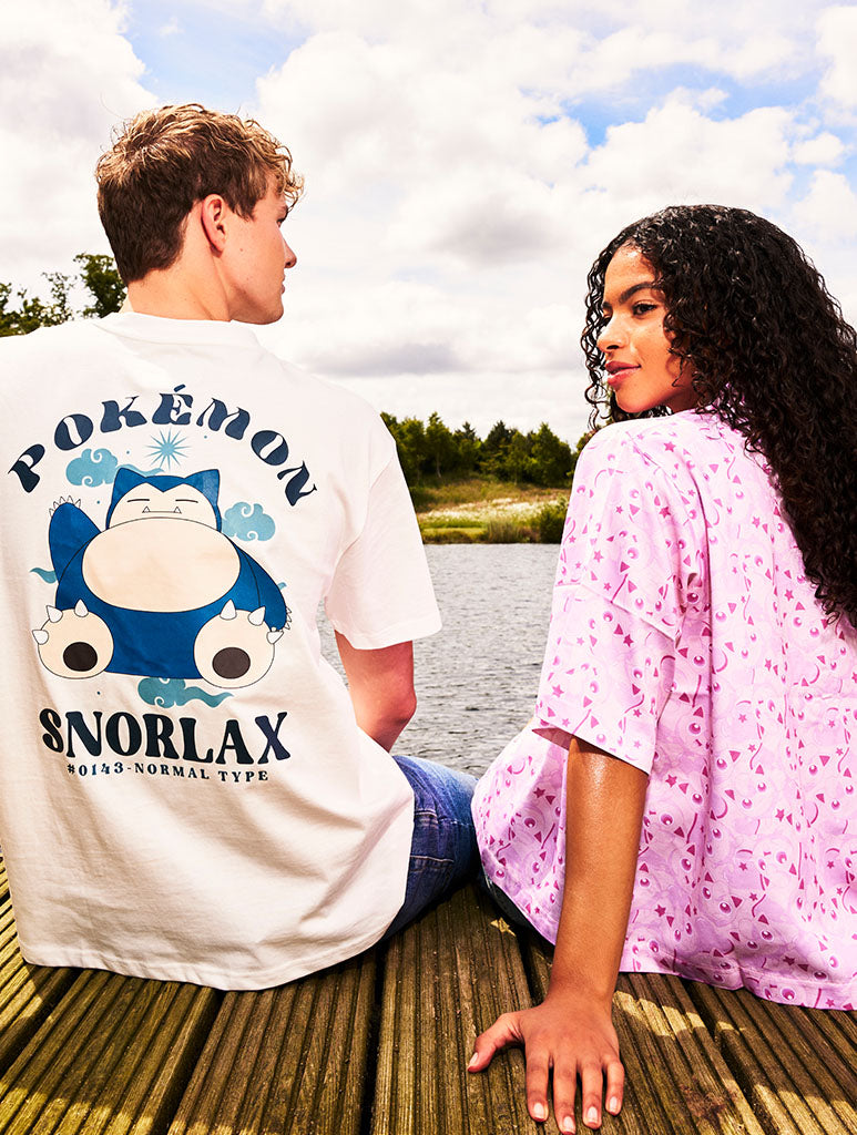 Pokémon Men's #0143 Snorlax T-Shirt In White