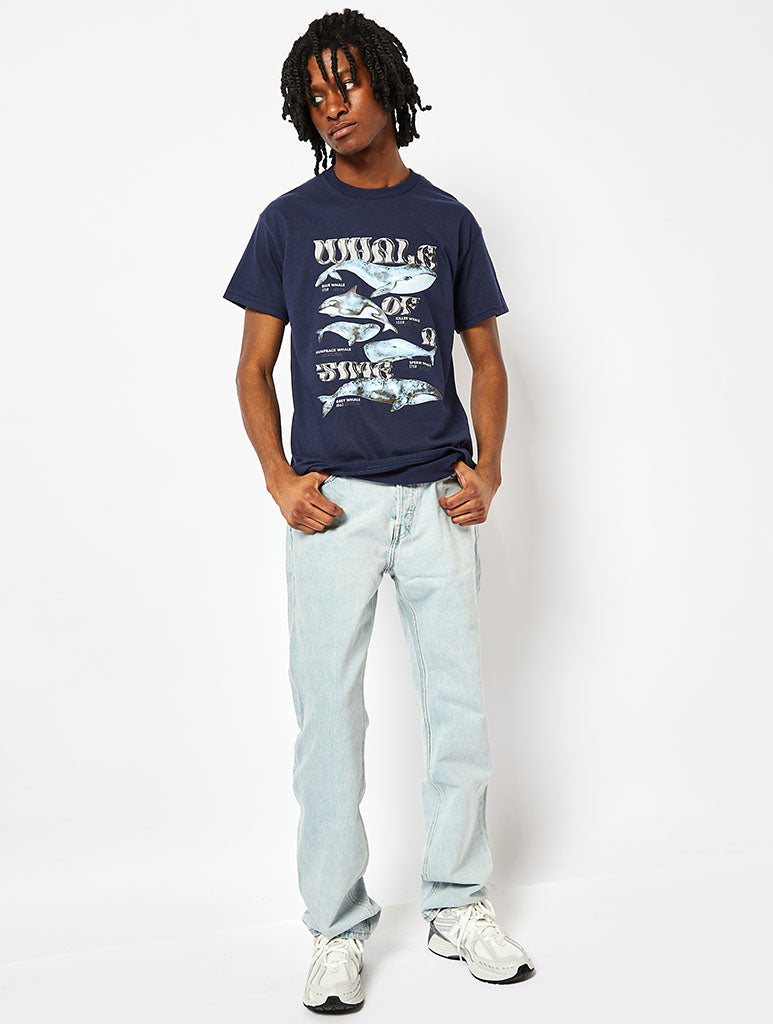 Whale of a Time T-Shirt in Navy