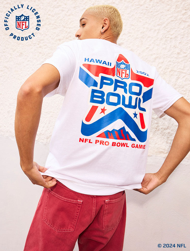 NFL x Skinnydip Pro Bowl Game T-Shirt in White