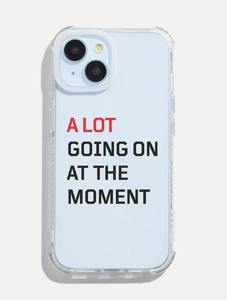 A Lot Going on at the Moment Shock iPhone Case Phone Cases Skinnydip London