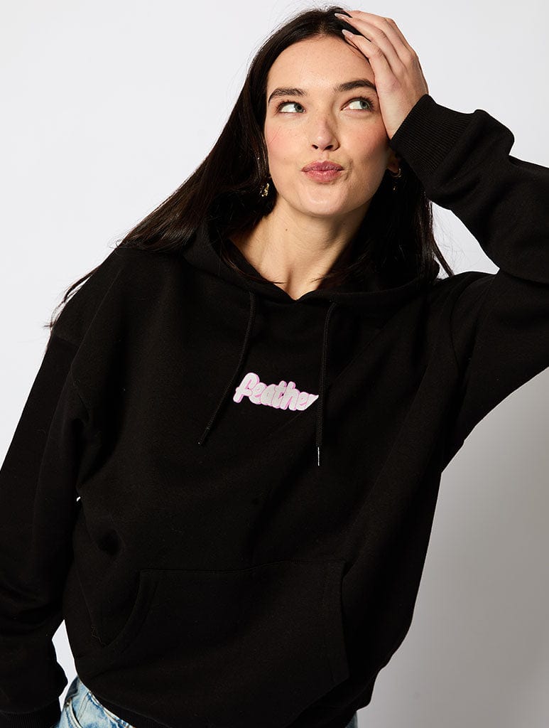 Aardman x Skinnydip Feathers Hoodie in Black Hoodies & Sweatshirts Skinnydip London