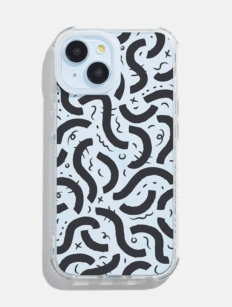 Abstract Doodle Shock iPhone Case Phone Cases Skinnydip London