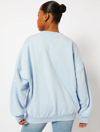 All My Love Sweatshirt in Light Blue Hoodies & Sweatshirts Skinnydip London