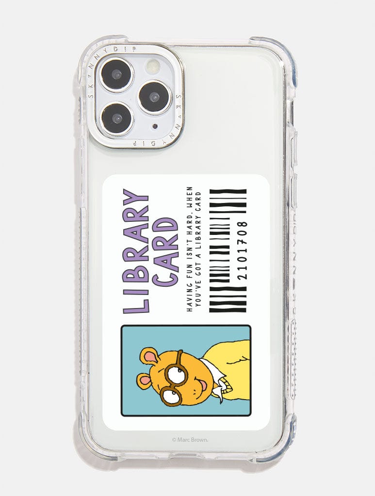 Arthur x Skinnydip Library Card Shock iPhone Case Phone Cases Skinnydip London