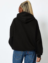 Bah Hunbug Hoodie in Black Hoodies & Sweatshirts Skinnydip London