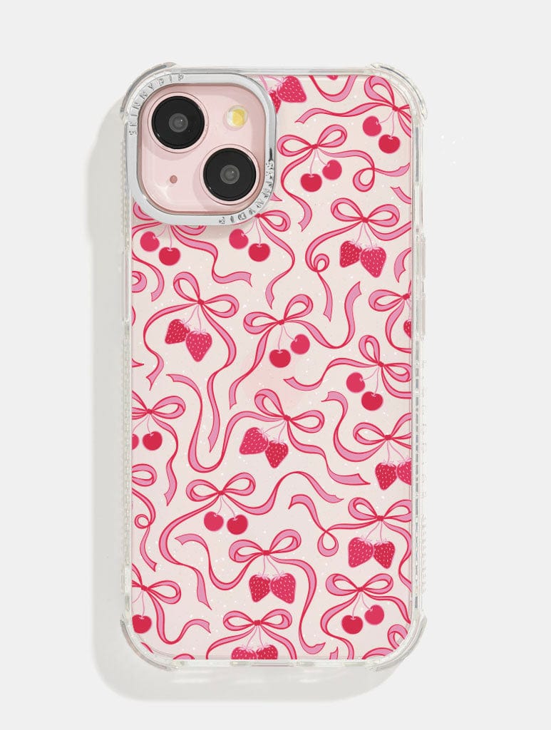 Berry Bow Shock iPhone Case Phone Cases Skinnydip London