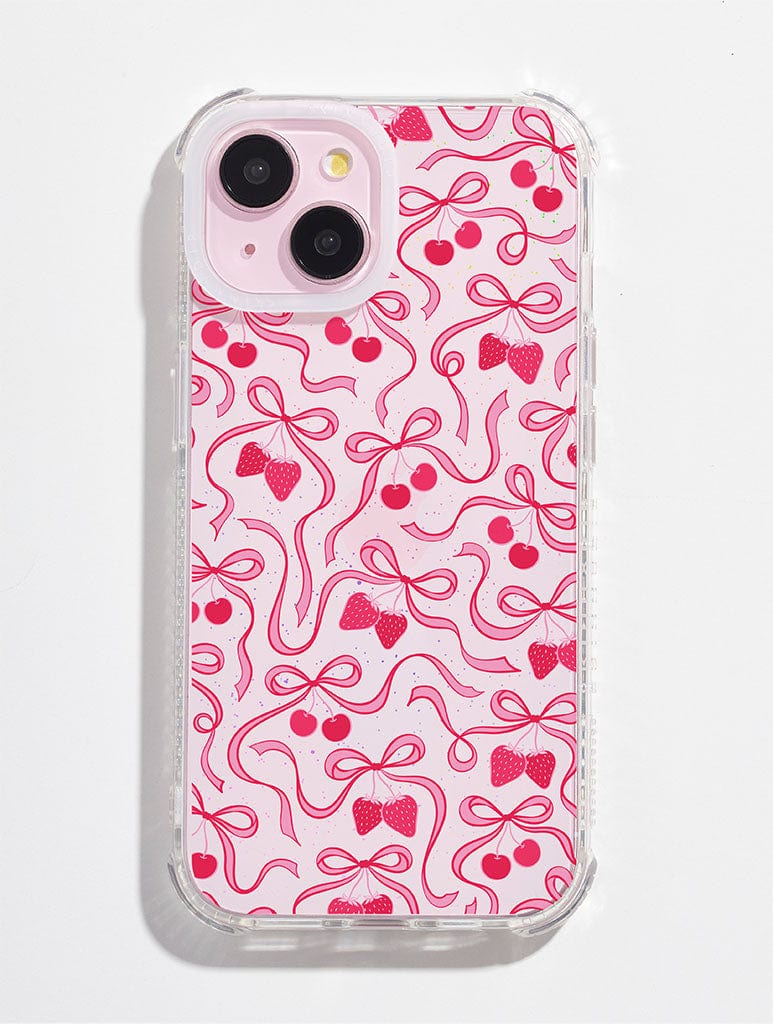 Berry Bow Shock iPhone Case Phone Cases Skinnydip London