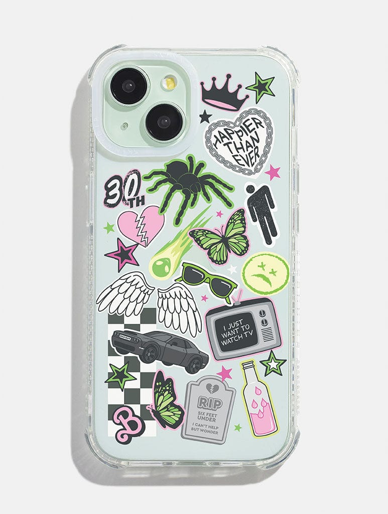 Billie Sticker Shock iPhone Case Phone Cases Skinnydip London