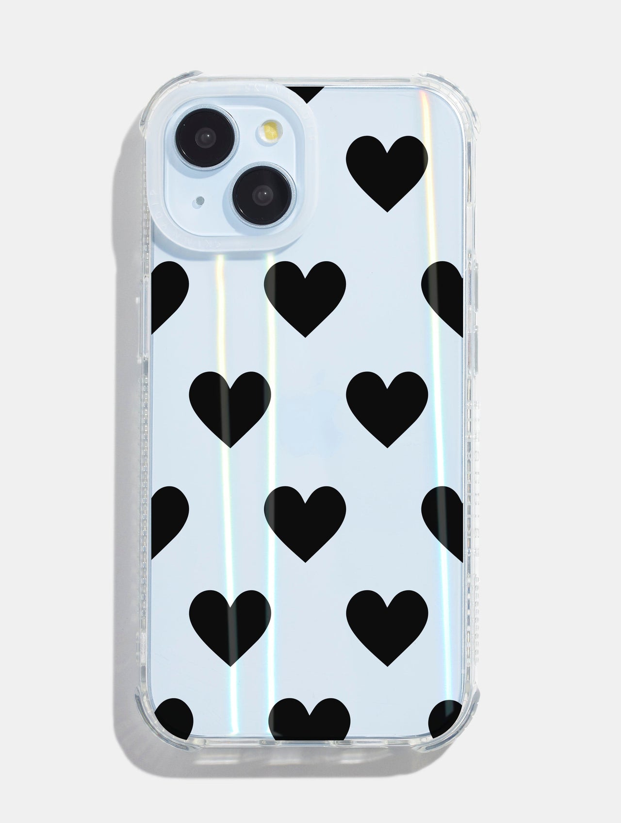 Black Heart Holo Shock iPhone Case Phone Cases Skinnydip London