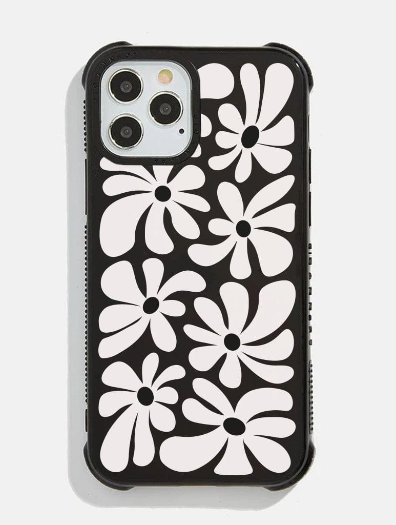 Black Monochrome Shock iPhone Case Phone Cases Skinnydip London