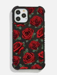 Black Photographic Roses Shock iPhone Case Phone Cases Skinnydip London