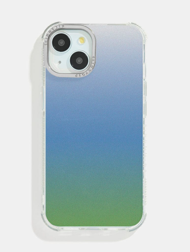 Blue & Green Ombre Shock iPhone Case Phone Cases Skinnydip London